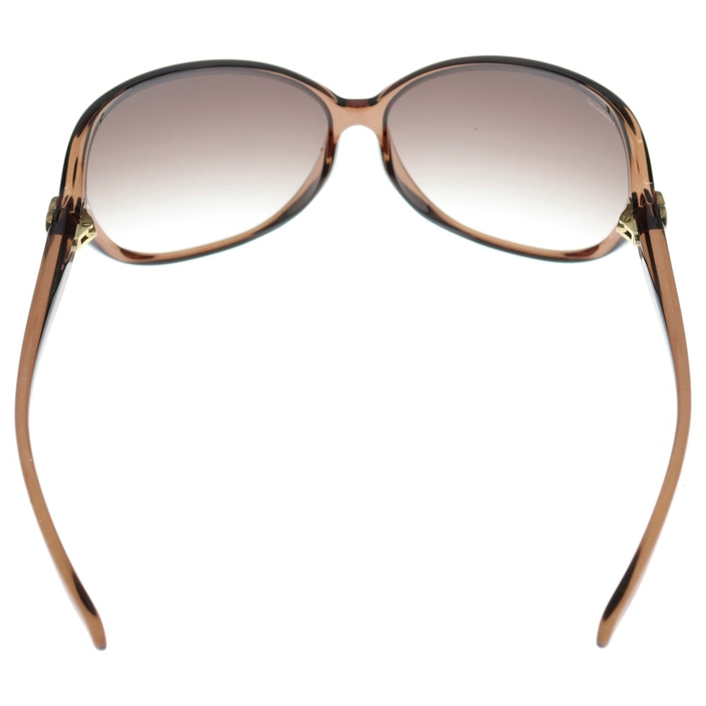 GUCCI(グッチ) インターロッキングG ハート バタフライ オーバルフレーム カラーレンズ サングラス メガネ 眼鏡 アイウェア ブラウン GG3525
