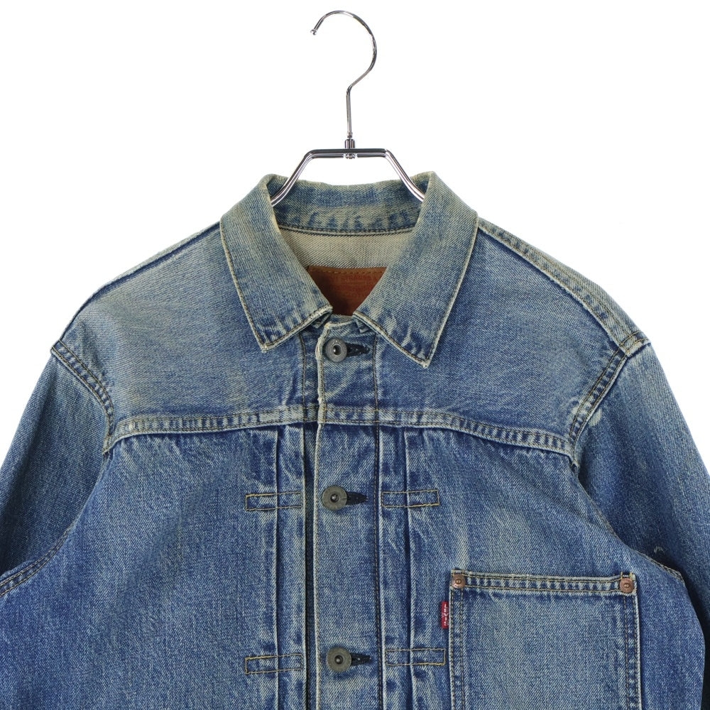 Levi's(リーバイス) 90S VINTAGE 506 1st ヴィンテージ 大戦モデル 復刻 ボタン裏J02 ビッグE ファーストフード デニム トラッカージャケット インディゴ 71506