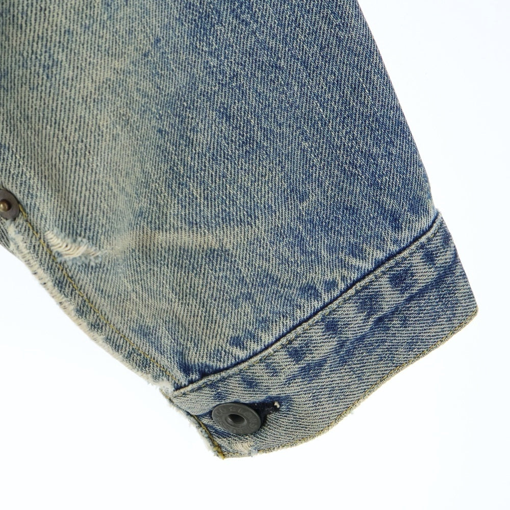 Levi's(リーバイス) 90S VINTAGE 506 1st ヴィンテージ 大戦モデル 復刻 ボタン裏J02 ビッグE ファーストフード デニム トラッカージャケット インディゴ 71506