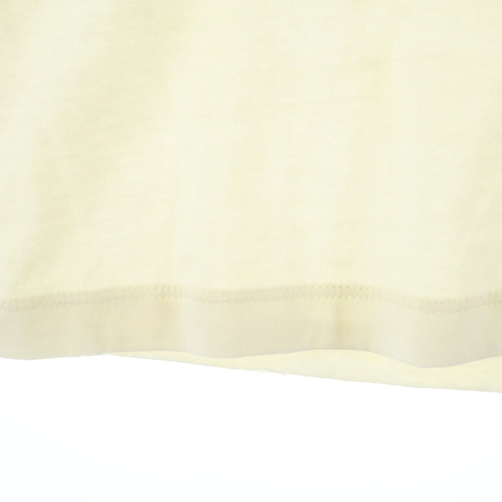 GUCCI(グッチ) ヴィンテージロゴ スネーク フラワー プリント クルーネック 半袖Tシャツ カットソー イエロー 492347