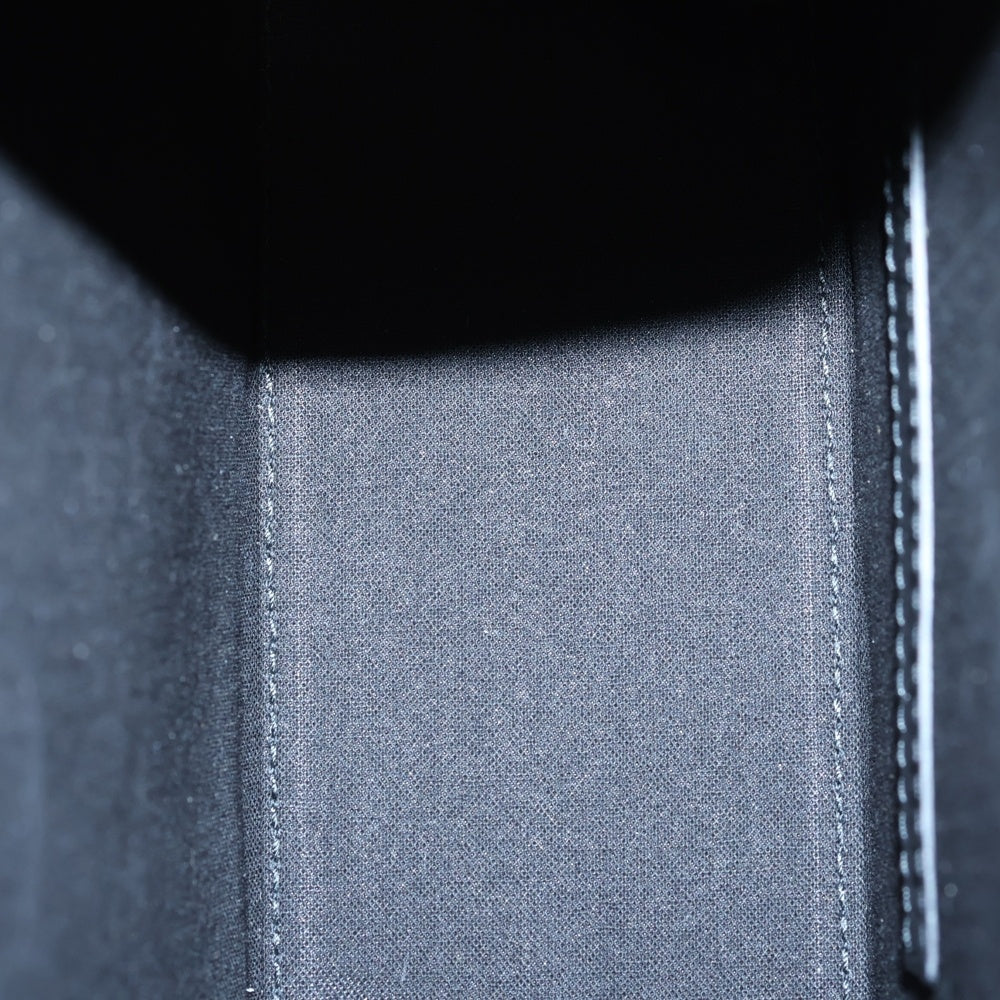 BALENCIAGA(バレンシアガ) デューティフリー フォンホルダー 2WAYバッグ ミニトートバッグ ハンドバッグ ショルダーバッグ ブラック×アイボリー キャンバス×レザー シルバー金具 761303