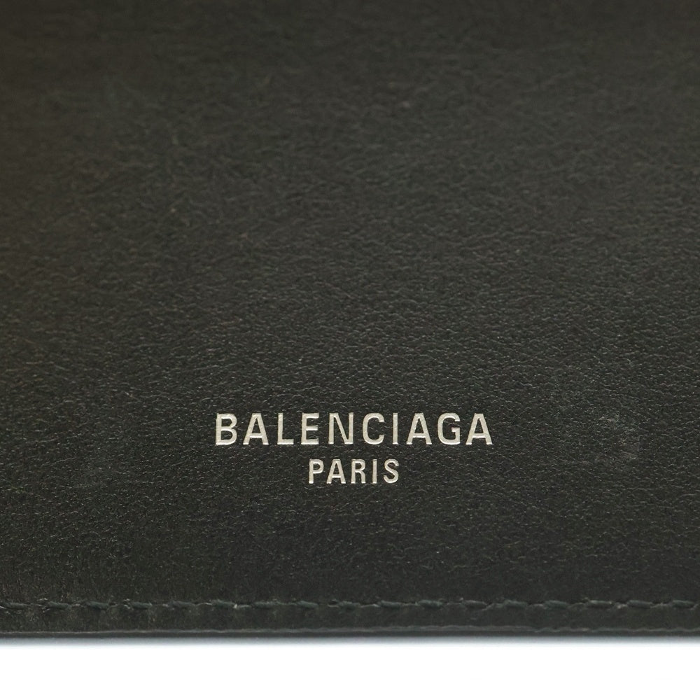 BALENCIAGA(バレンシアガ) PASS LO WA 2 TIC パスポート 二つ折り財布 長財布 カードケース ロングウォレット レザー ワインレッド×ブルー×ホワイト 787777