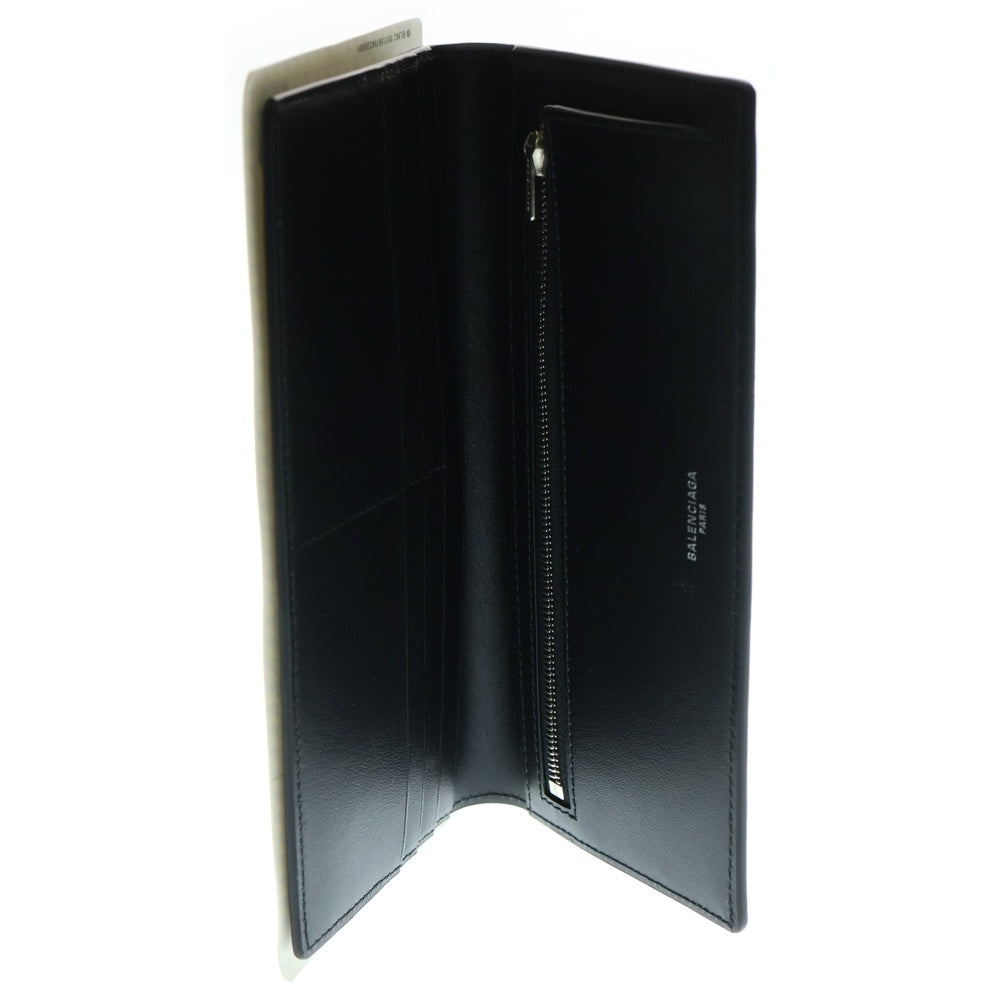 BALENCIAGA(バレンシアガ) PASS LO WA 2 TIC パスポート 二つ折り財布 長財布 カードケース ロングウォレット レザー ブラック 787774