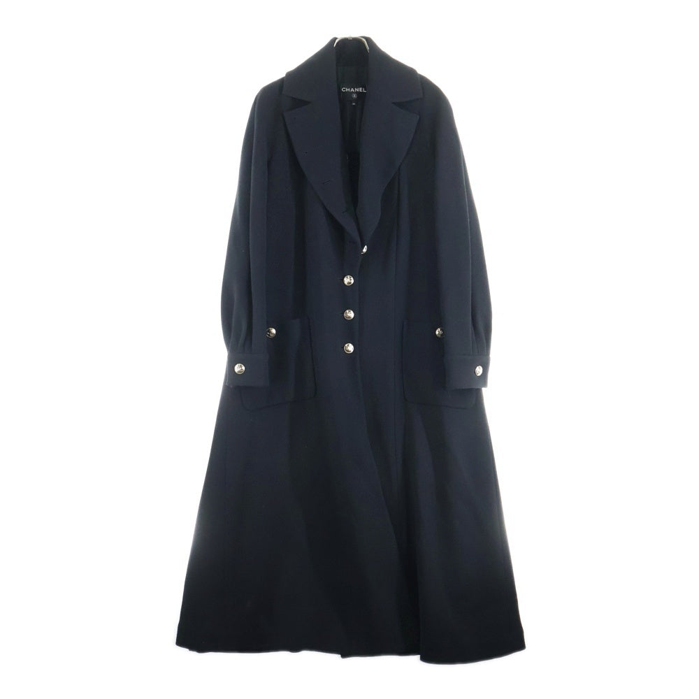 CHANEL(シャネル) ロングコート ココボタン ブラック ウール P65424V34823