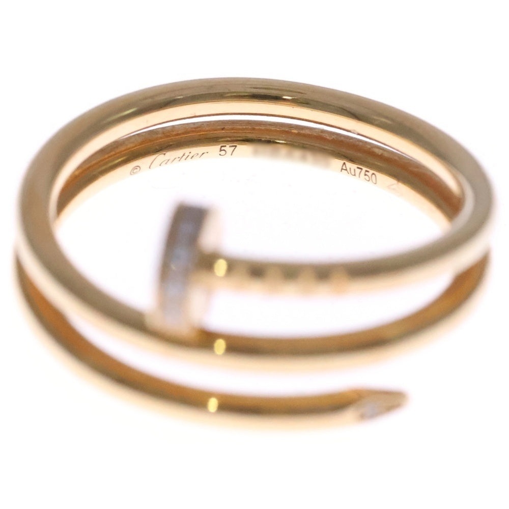 カルティエ ジュスト リング Cartier 大人気☆即納【カルティエ】ジュスト アン クル リング 18K 2色