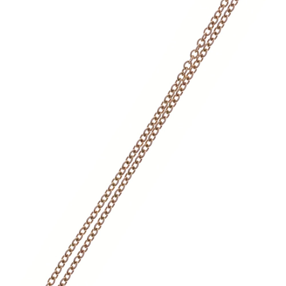 TIFFANY & Co.(ティファニー) バイザヤード ダイヤ付チェーンペンダントネックレス 750PG ピンクゴールド