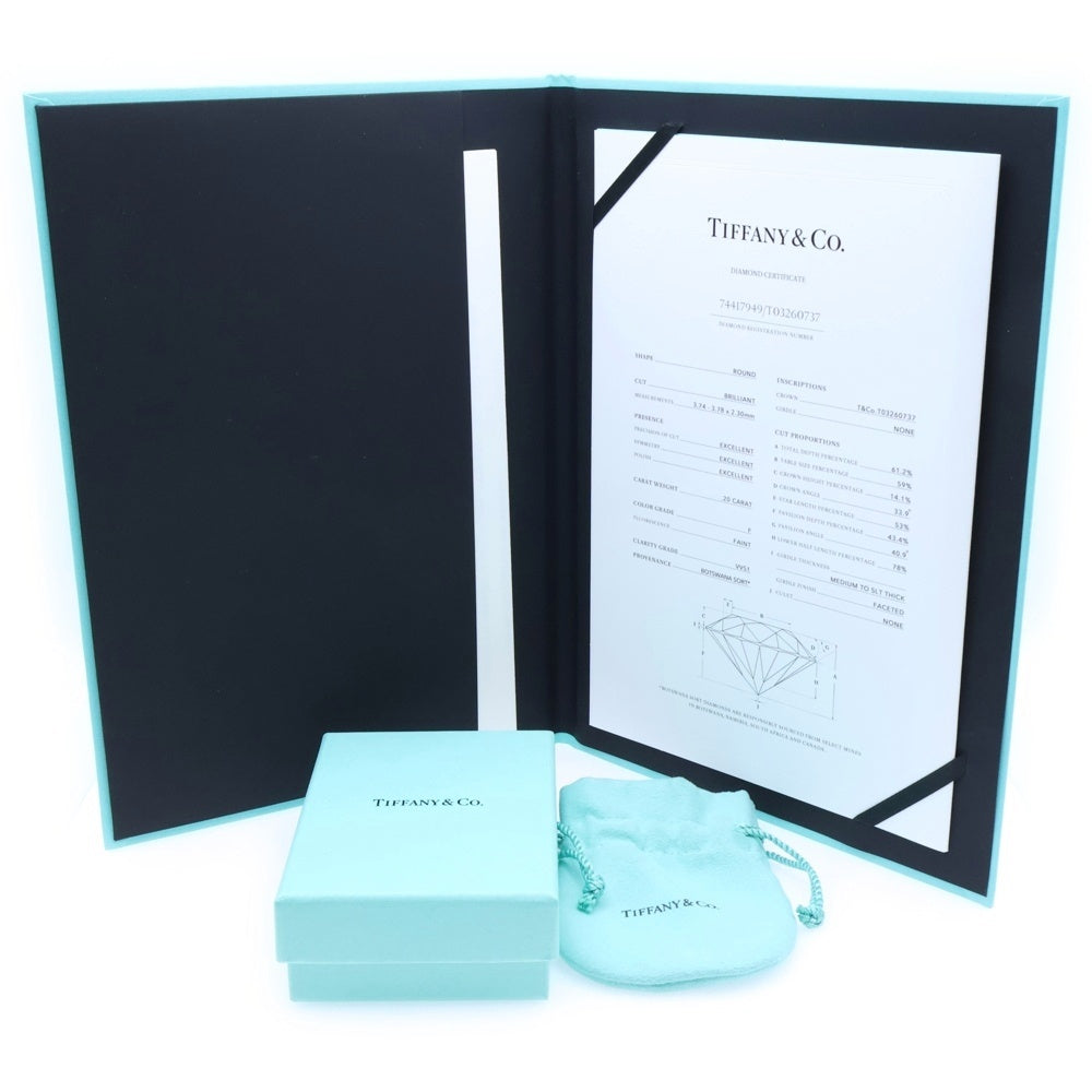 TIFFANY & Co.(ティファニー) バイザヤード ダイヤ付チェーンペンダントネックレス 750PG ピンクゴールド