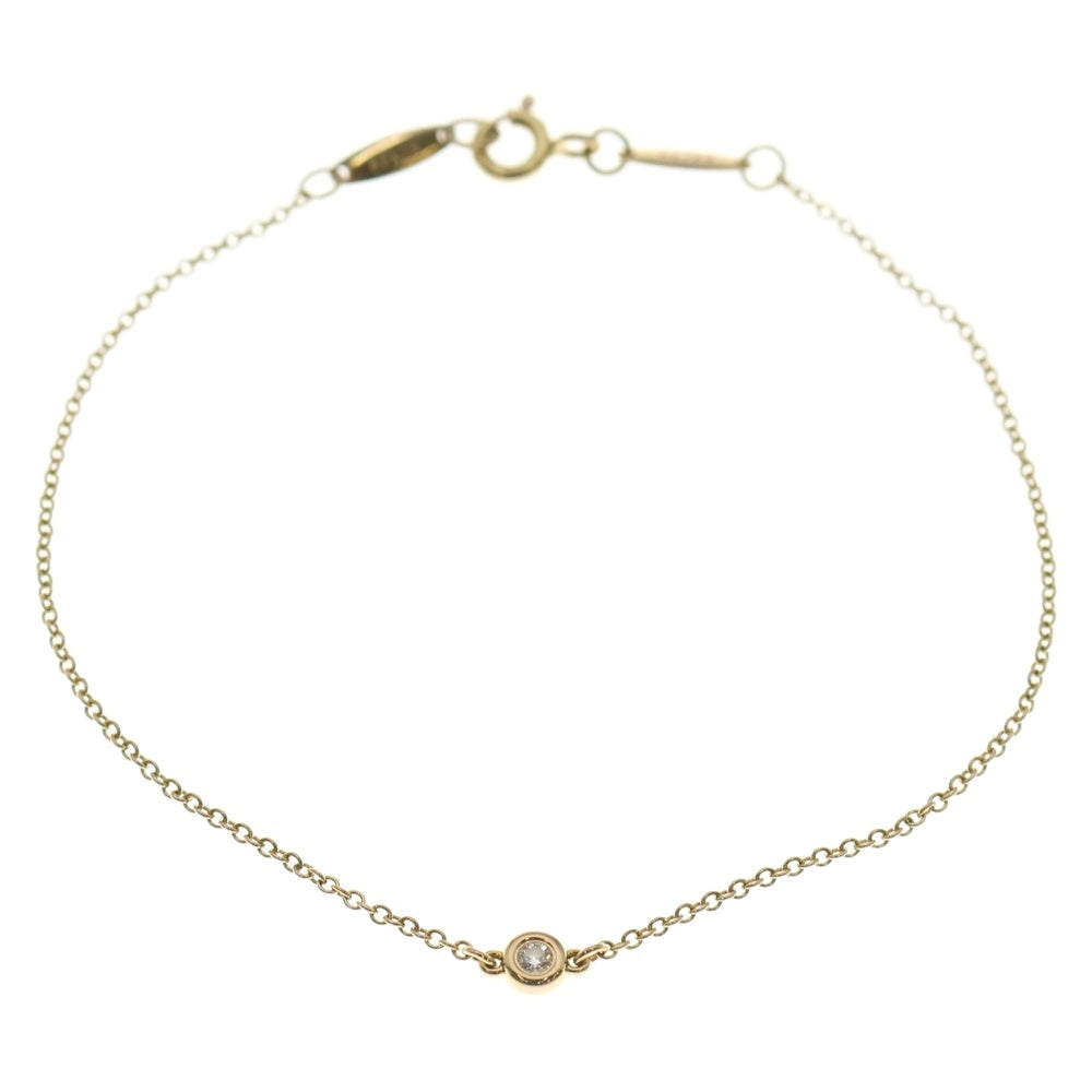 TIFFANY & Co.(ティファニー) バイザヤード 1PD ダイヤ付チェーンブレスレット 750YG イエローゴールド