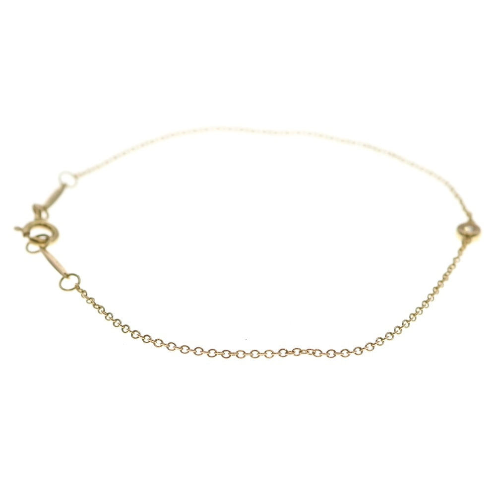 TIFFANY & Co.(ティファニー) バイザヤード 1PD ダイヤ付チェーンブレスレット 750YG イエローゴールド