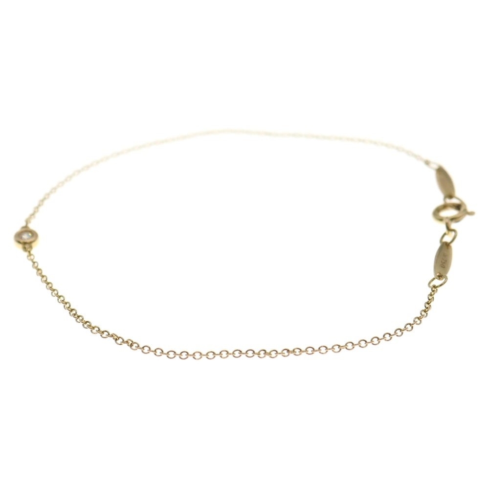 TIFFANY & Co.(ティファニー) バイザヤード 1PD ダイヤ付チェーンブレスレット 750YG イエローゴールド