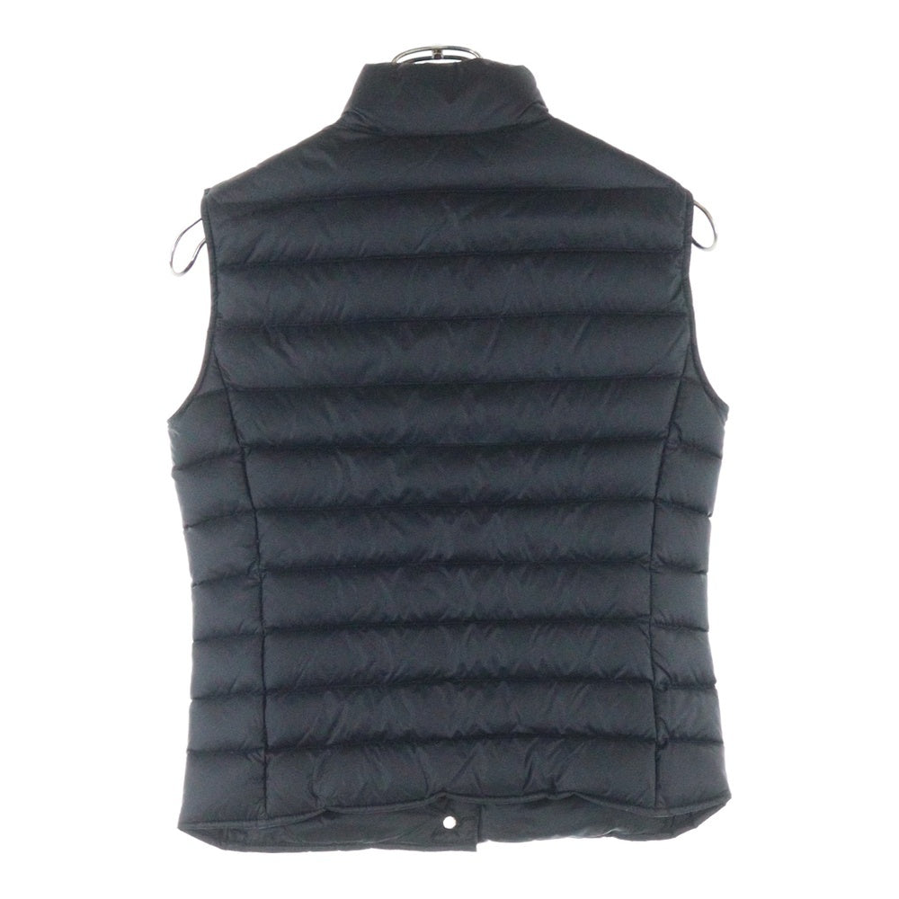 MONCLER(モンクレール) 19SS LIANE リアーネ ワッペンロゴ スナップボタン ライト ダウン ベスト ジレ ブラック E10934830399 53048