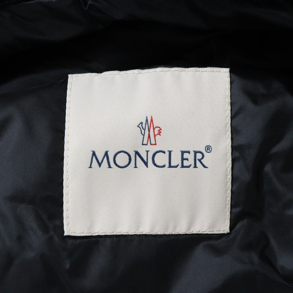 MONCLER(モンクレール) 19SS LIANE リアーネ ワッペンロゴ スナップボタン ライト ダウン ベスト ジレ ブラック E10934830399 53048