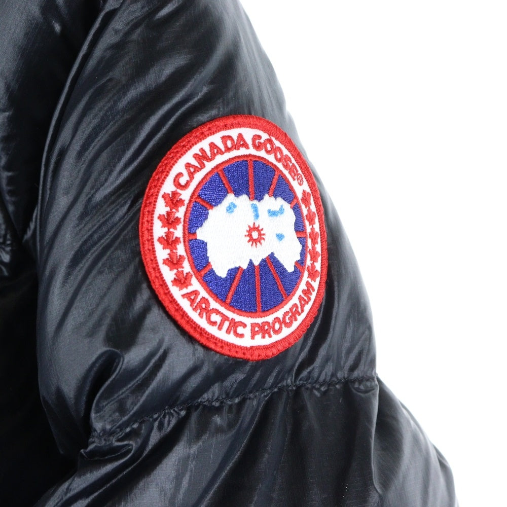 CANADA GOOSE(カナダグース) Cypress Puffer サイプレス パッファー ワッペンロゴ フーデッド ジップアップ ダウンジャケット ブラック レディース 2239L