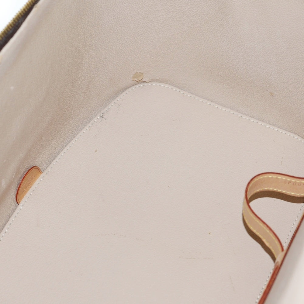 LOUIS VUITTON(ルイヴィトン) モノグラム ニース バニティ ハンドバッグ ショルダーバッグ ブラウン ゴールド金具 レザー×PVC M47280