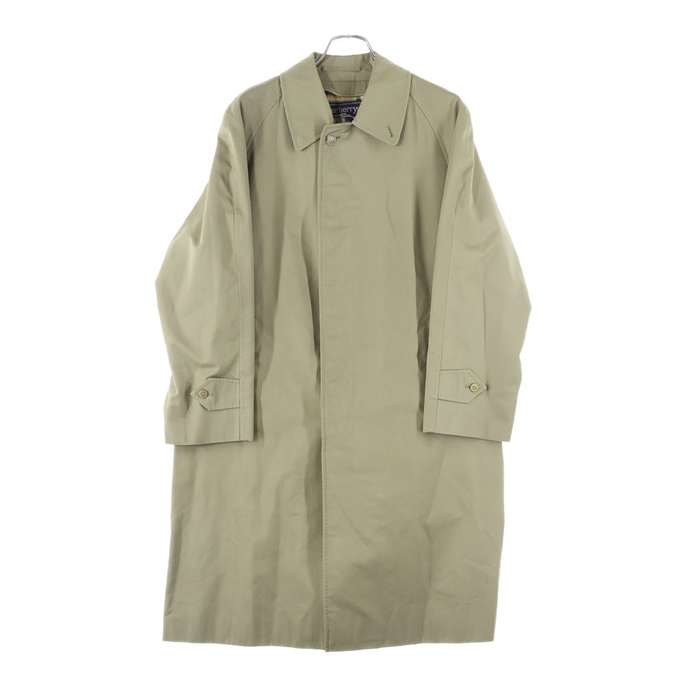 BURBERRYS(バーバリーズ) 裏地ノバチェック総柄 コットン ラグランスリーブ ステンカラーコート ベージュ