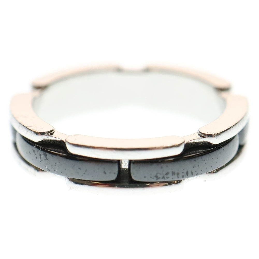 CHANEL(シャネル) ウルトラコレクション スモールリング 指輪 ブラック×シルバー 750WG/CE