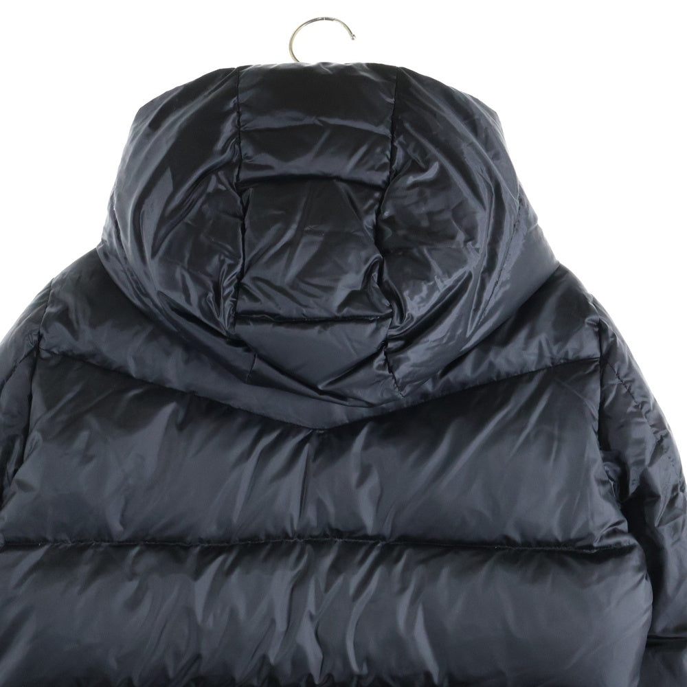DIESEL(ディーゼル) ロゴ ナイロン フードダウンコート ブラック レディース