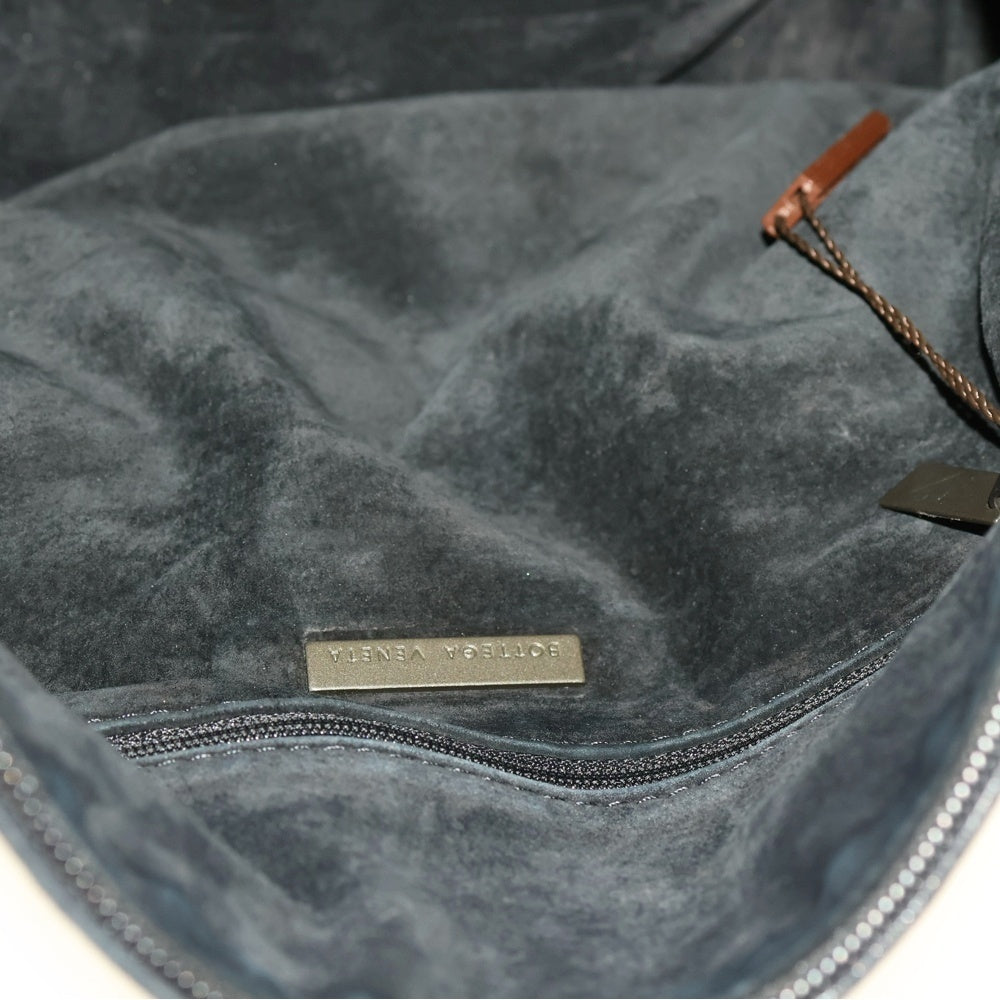 BOTTEGA VENETA(ボッテガヴェネタ) イントレチャート ワンショルダーバッグ ハンドバッグ ブラック レザー