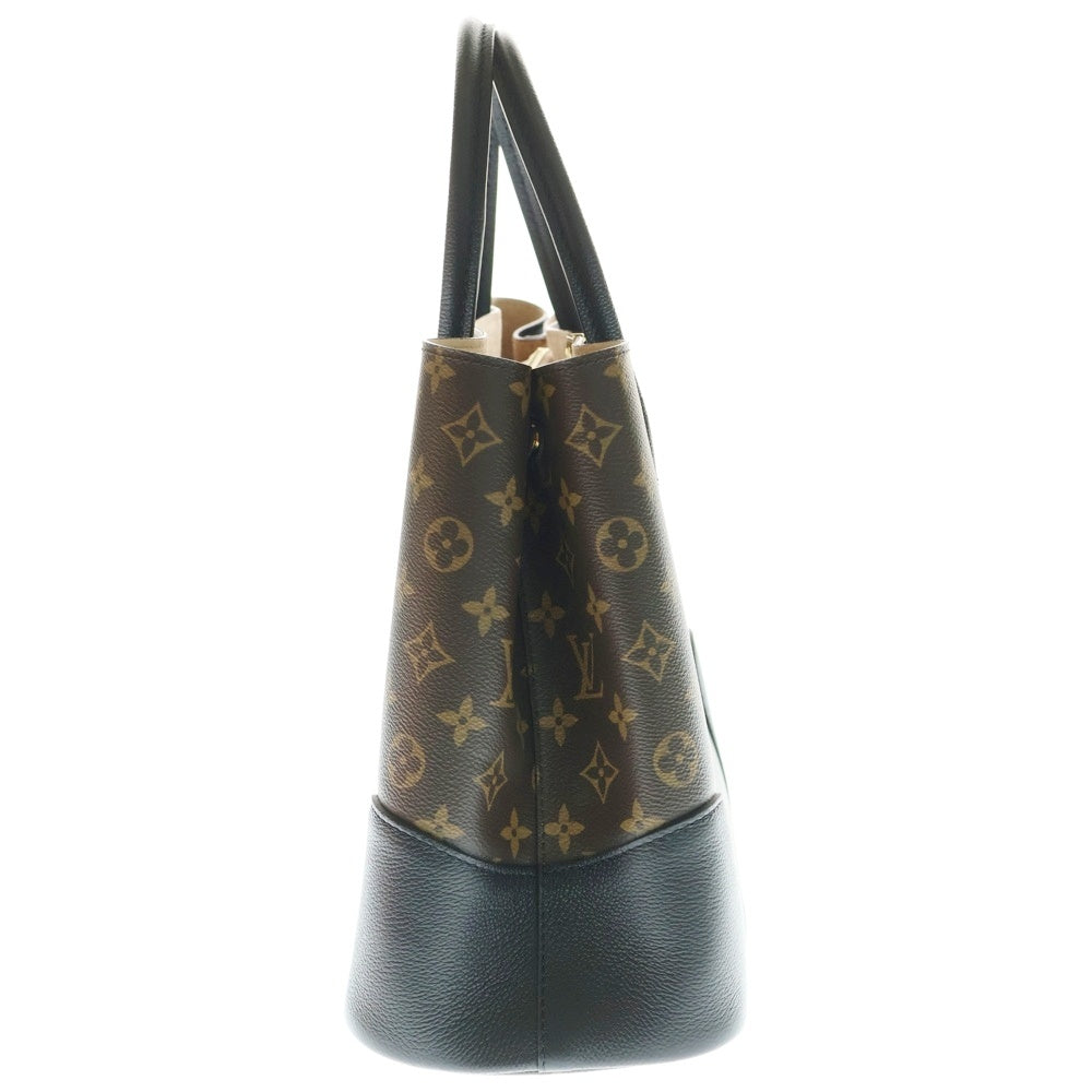 LOUIS VUITTON(ルイヴィトン) フランドリン モノグラム PVC レザー ハンド トートバッグ ゴールド金具 ブラウン/ブラック M41595