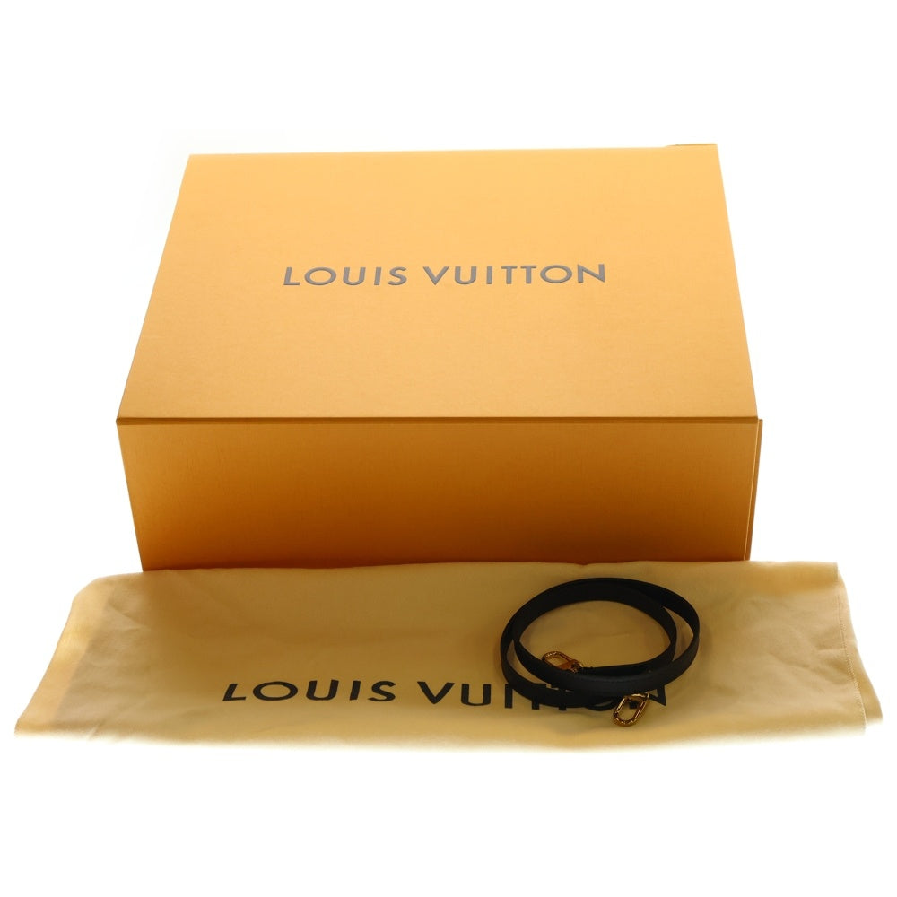 LOUIS VUITTON(ルイヴィトン) フランドリン モノグラム PVC レザー ハンド トートバッグ ゴールド金具 ブラウン/ブラック M41595