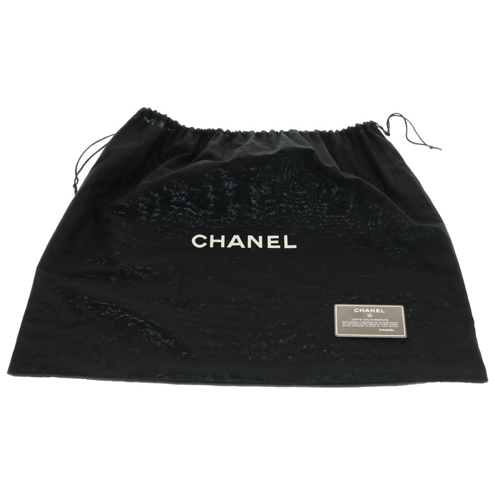 CHANEL(シャネル) マトラッセ ココマーク ソフトキャビアスキン レザー チェーン ショルダーバッグ シルバー金具 ブラック 13番台