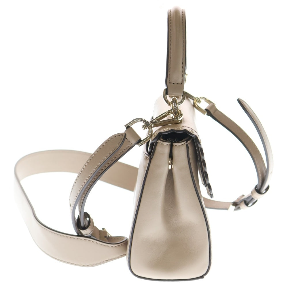 MICHAEL KORS(マイケルコース) サッチェル 2WAY ハンドバッグ ショルダーバッグ ベージュ レザー