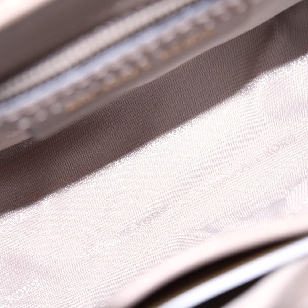 MICHAEL KORS(マイケルコース) サッチェル 2WAY ハンドバッグ ショルダーバッグ ベージュ レザー