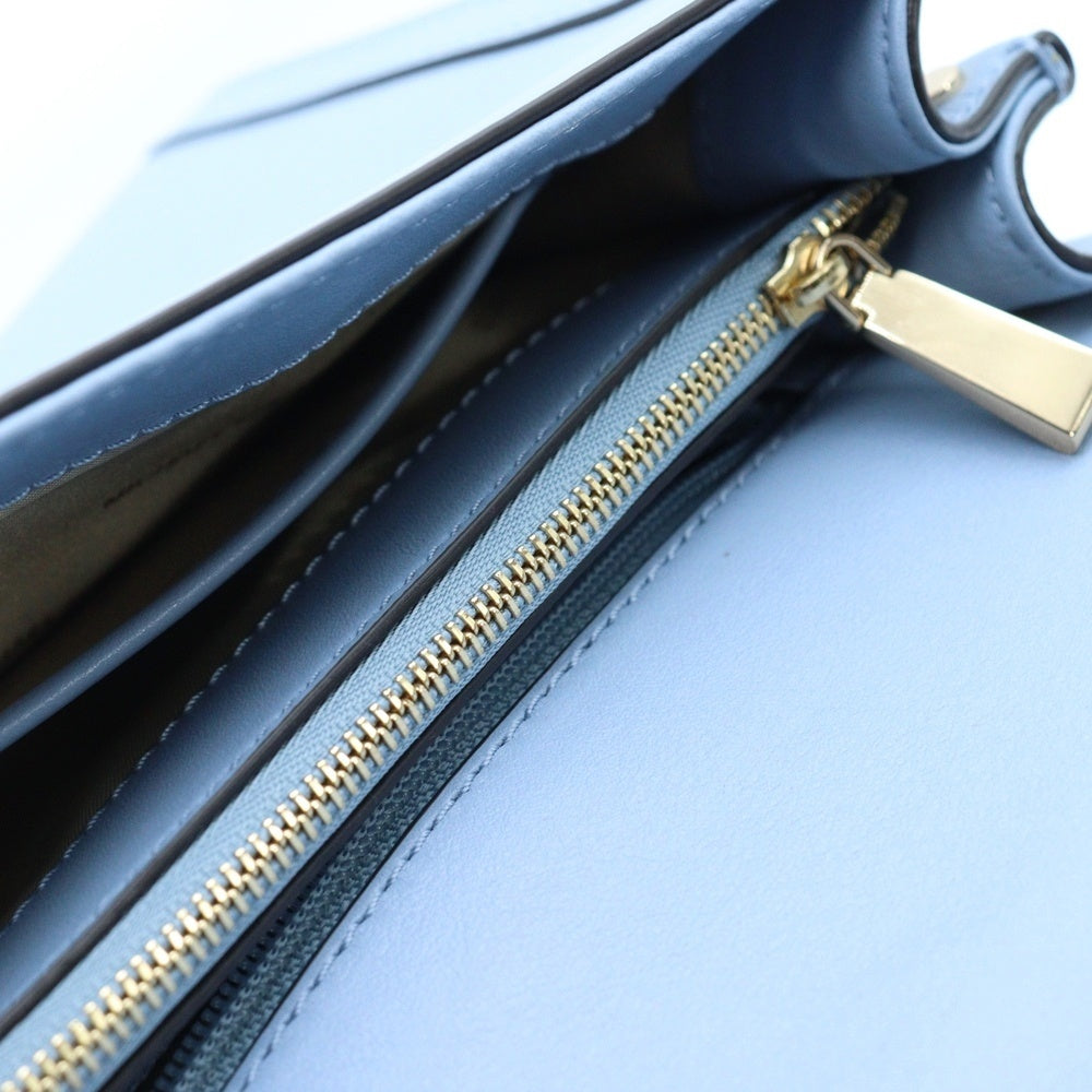 MICHAEL KORS(マイケルコース) チェーンショルダーバッグ ライトブルー レザー