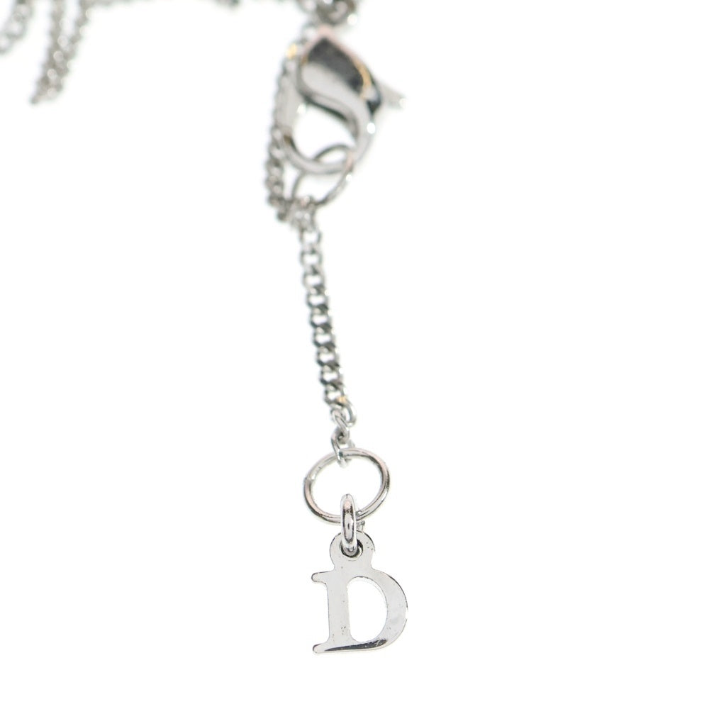 DIOR(ディオール) ベア くま ラインストーン ネックレス シルバー メタル アクセサリー