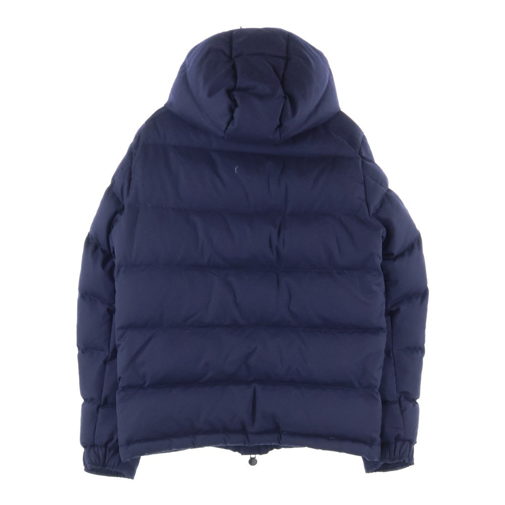 MONCLER(モンクレール) 17AW MONTGENEVRE モンジュネーブル ウール フーデッド ジップアップ ダウンジャケット ネイビー C20914033805 54272