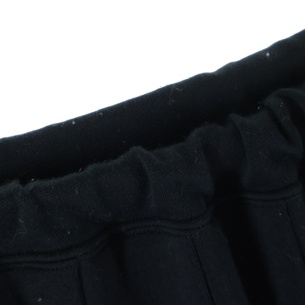 COMME des GARCONS(コムデギャルソン) 19SS スウェット ジャージー プリーツ ミディアム スカート ブラック レディース OI-T012