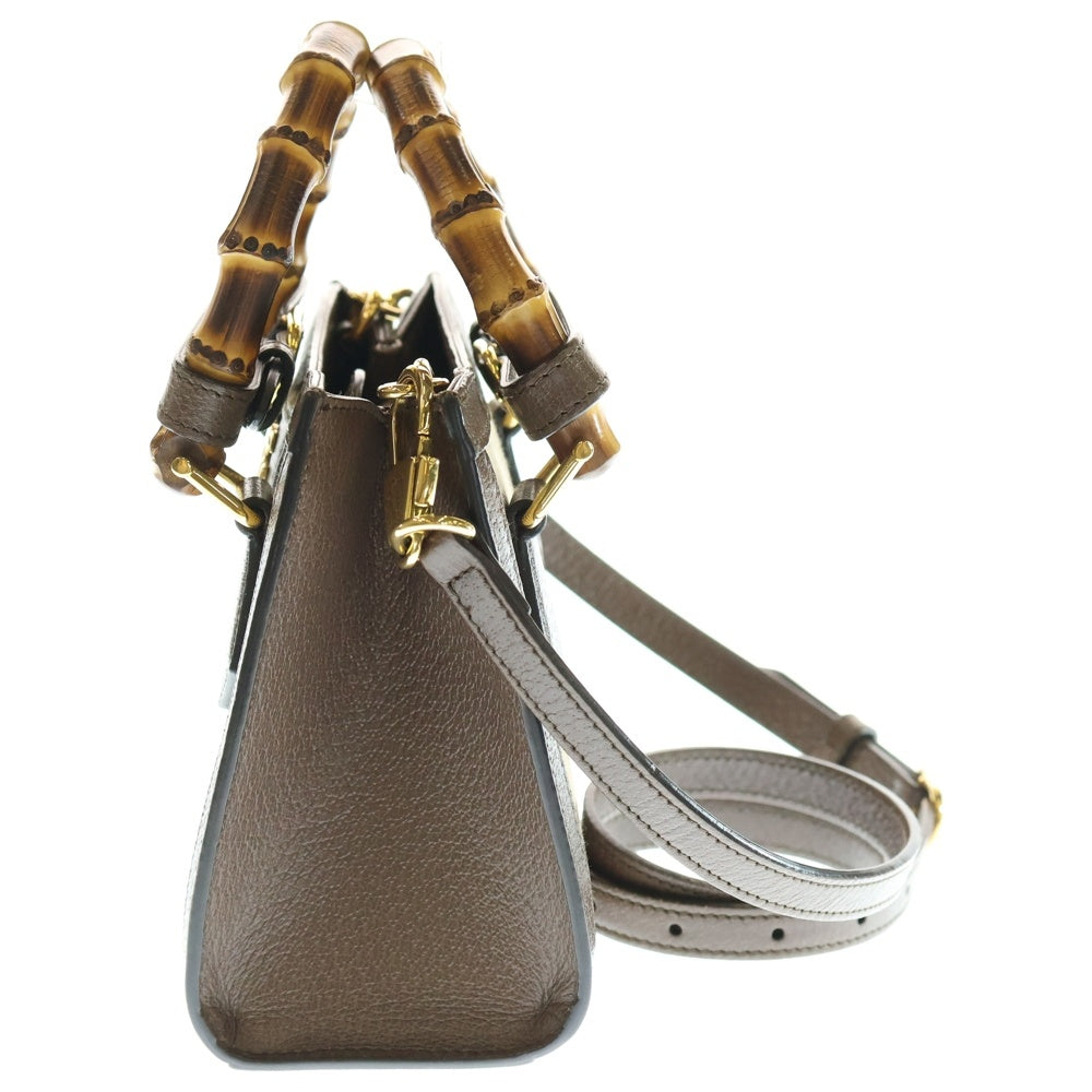 GUCCI(グッチ) ダイアナ ジャンボGG 2WAY ハンドバッグ ショルダーバッグ キャンバス×レザー 655661