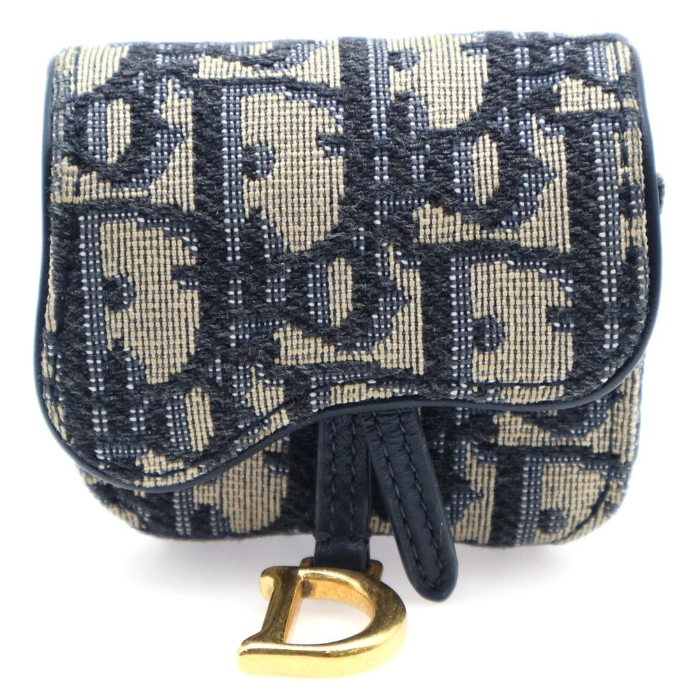 Christian Dior(クリスチャンディオール) オブリーク エアポッズケース キャンバス ネイビー