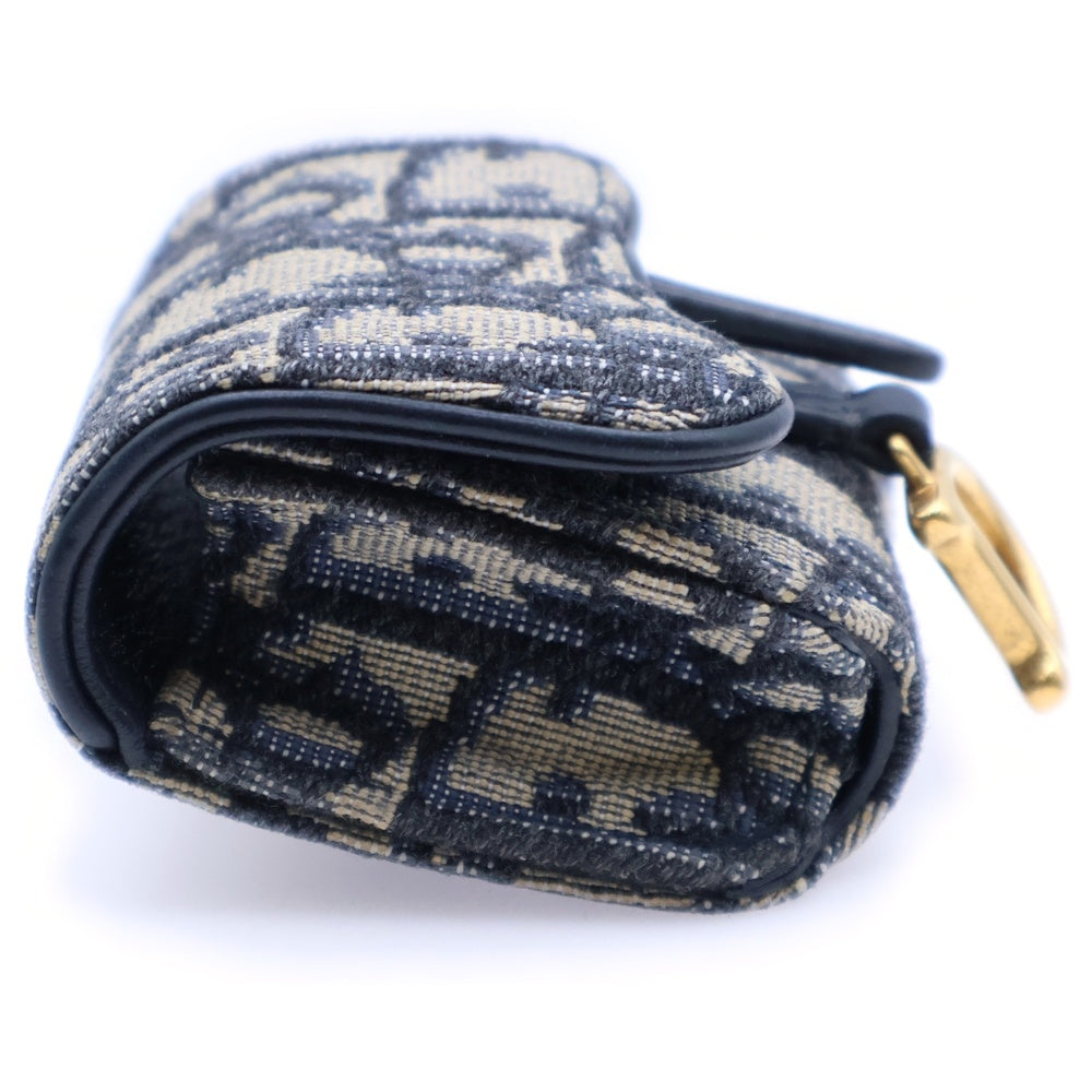 Christian Dior(クリスチャンディオール) オブリーク エアポッズケース キャンバス ネイビー