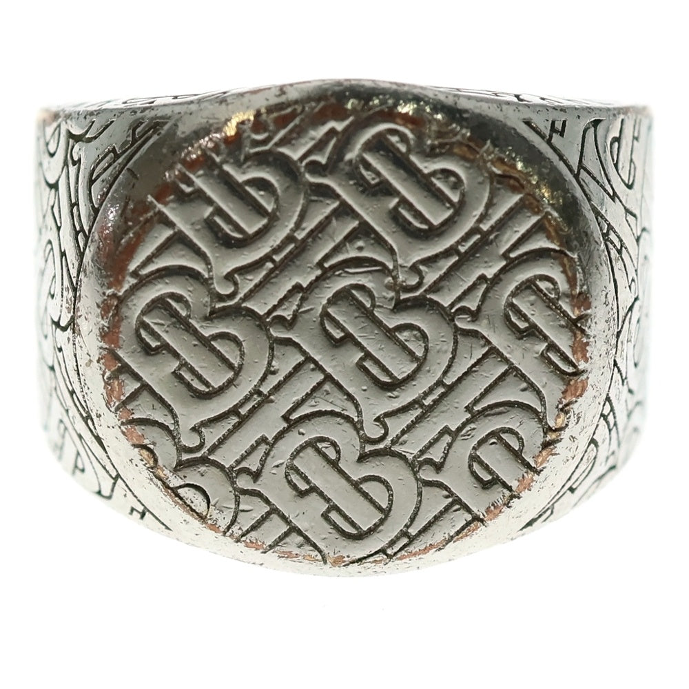 BURBERRY(バーバリー) モノグラム TBロゴ シグネット リング 指輪 シルバー 60