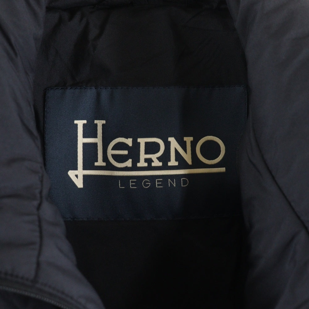 HERNO(ヘルノ) LEGEND IL CAPPOTTO レジェンド イル カッポット ジップアップ ダウンジャケット ブラック PI007ULE-19288
