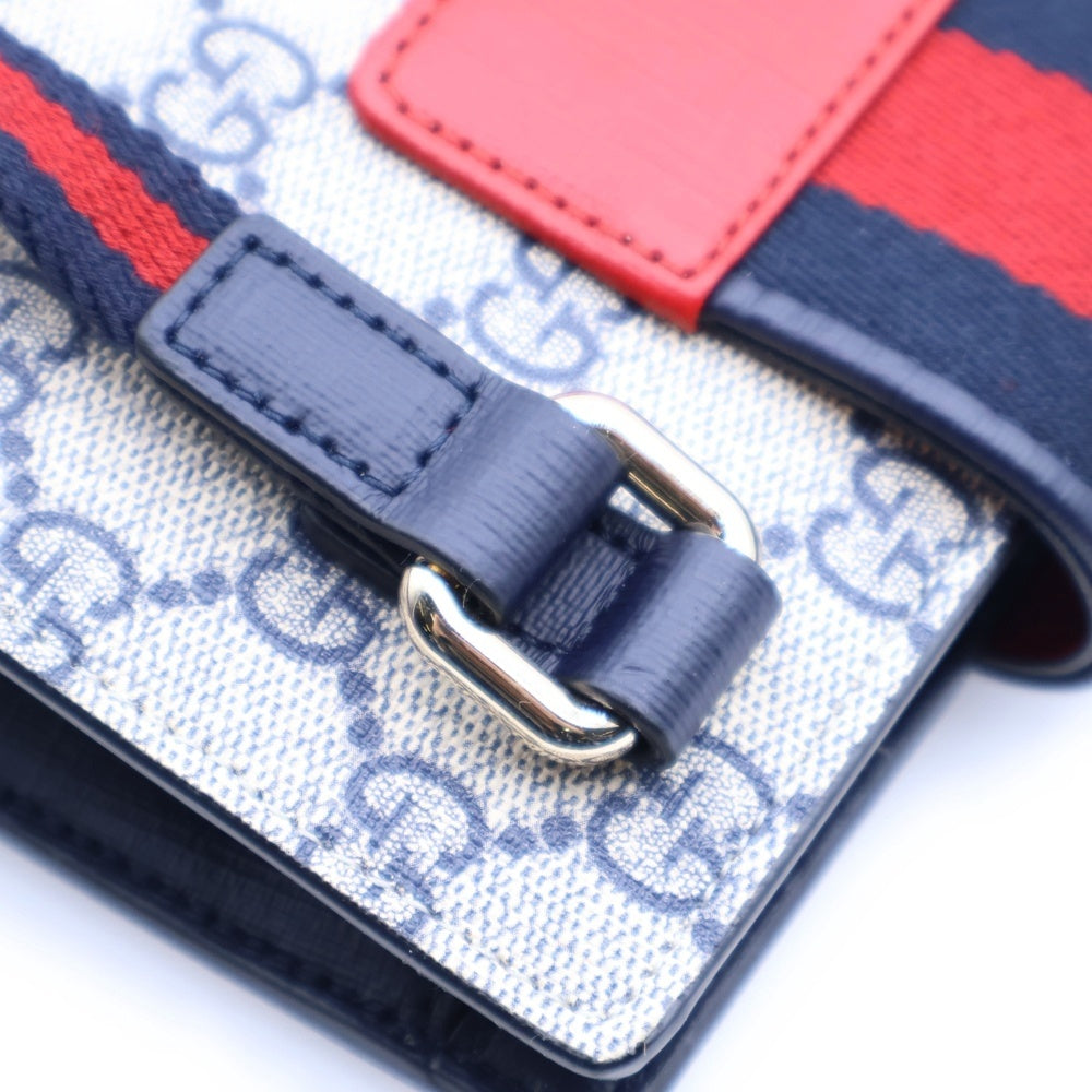 グッチ GUCCI チルドレンズ GG柄 ショルダーバッグ 赤×青x白 GUCCI(グッチ) チルドレンズ GGスプリーム ショルダーバッグ ミニ