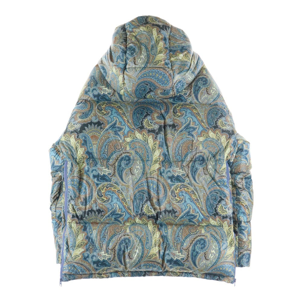 ETRO(エトロ) ペイズリー総柄 フーデッドダウンジャケット マルチカラー U21 1S956 5561
