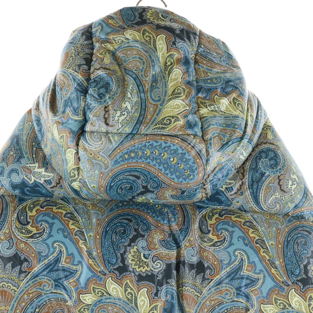 ETRO(エトロ) ペイズリー総柄 フーデッドダウンジャケット マルチカラー U21 1S956 5561