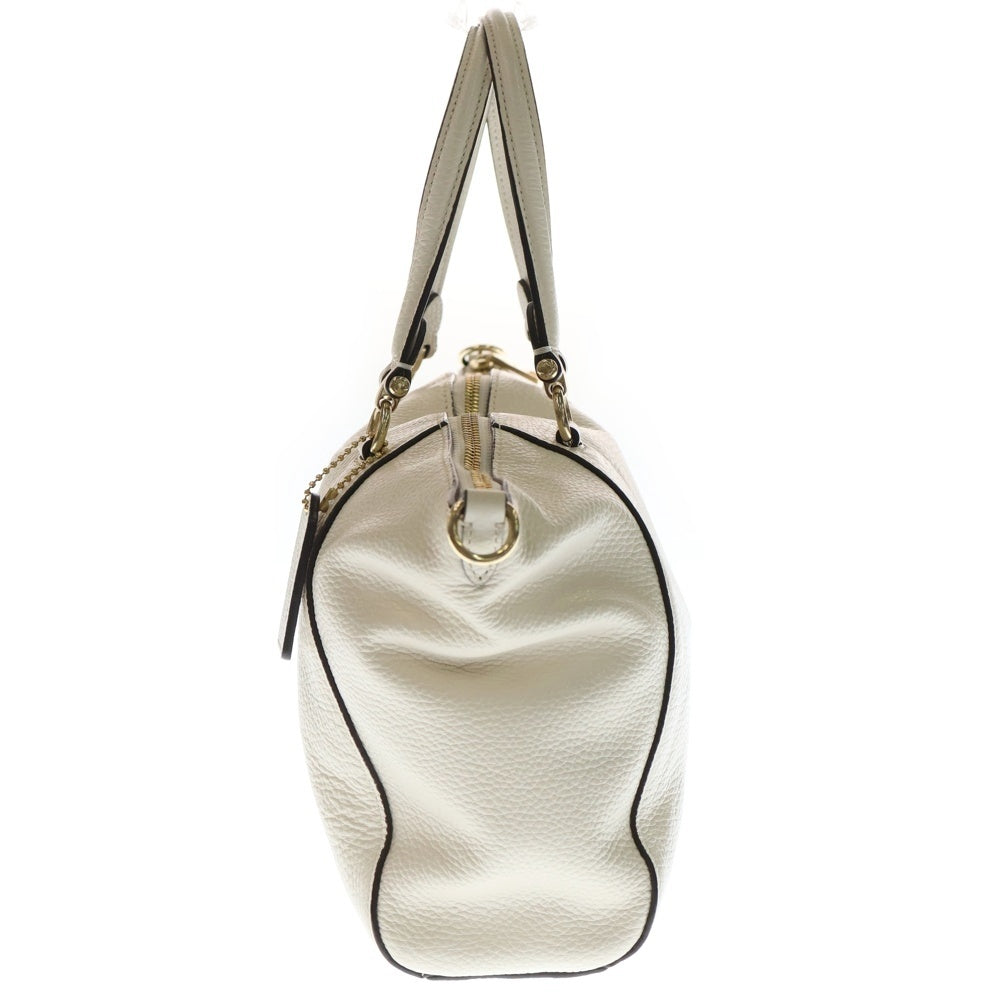 COACH(コーチ) プレーリー サッチェル 2WAY ハンドバッグ ショルダーバッグ ホワイト レザー 79997