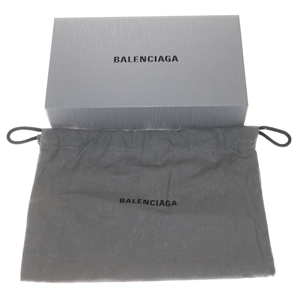 BALENCIAGA(バレンシアガ) コンチネンタルBB ラウンドジップ長財布 ロングウォレット カードケース ブラック PVC 594317 シルバー金具