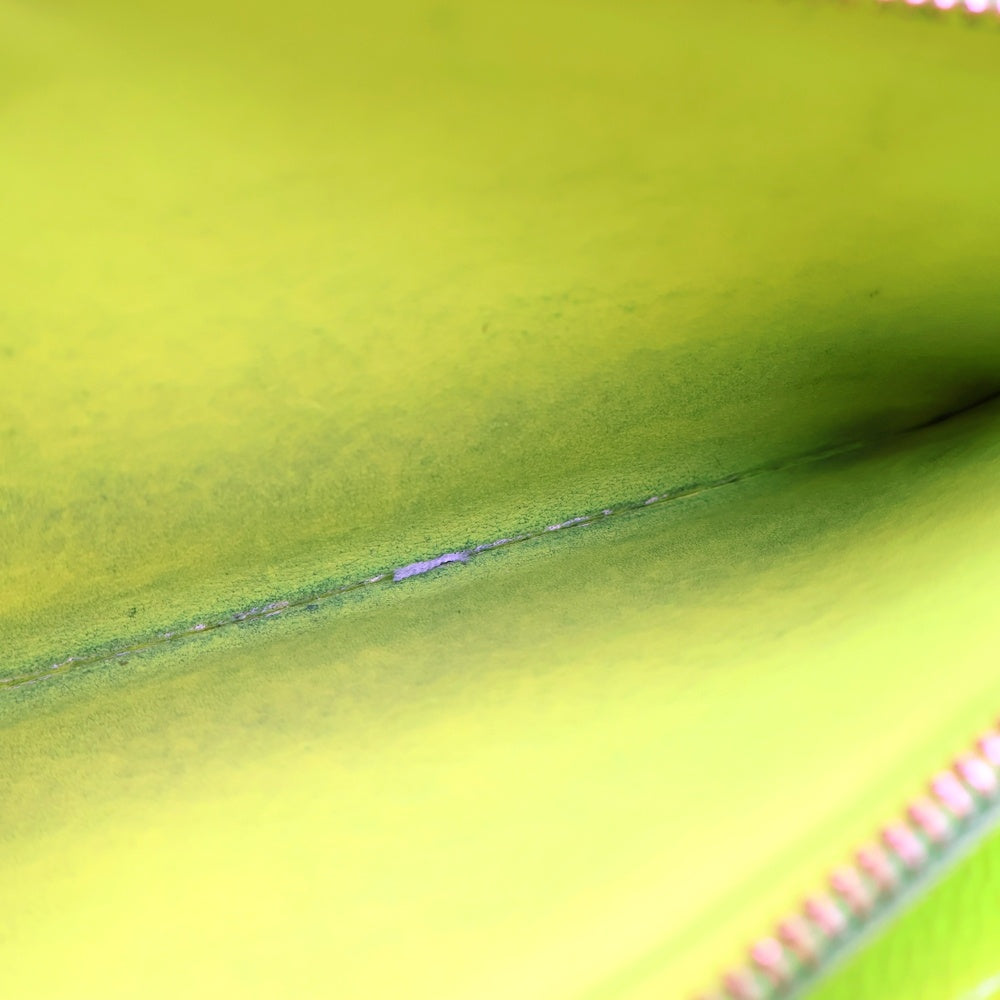 LOUIS VUITTON(ルイヴィトン) モノグラムグラフィティ ジッピーウォレット ロングウォレット 長財布 カードケース ブラウン×ネオングリーン M93712 ゴールド金具