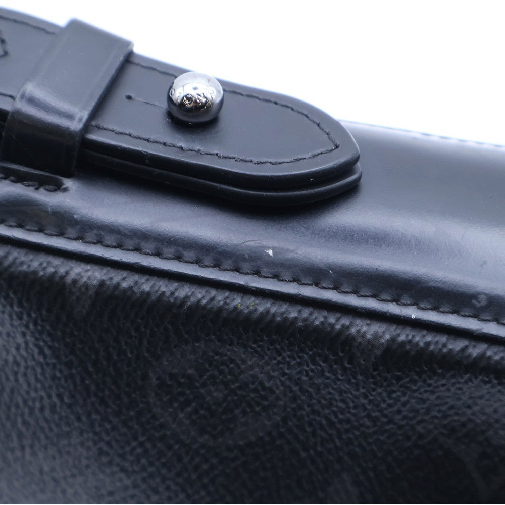 LOUIS VUITTON(ルイヴィトン) モノグラムエクリプス ボックス クラッチバッグ セカンドバッグ ブラック PVC M61872 シルバー金具