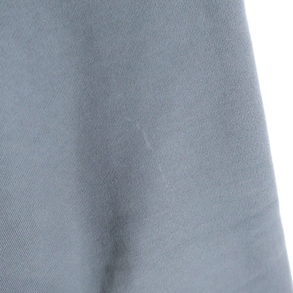 miumiu(ミュウミュウ) ダメージ加工ショート丈ロゴクルーネックスウェットトレーナー グレー MJL911 S231 137J