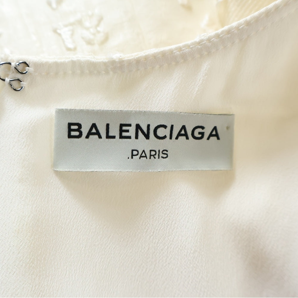 BALENCIAGA(バレンシアガ) トップス アイボリー シルク #34 426486