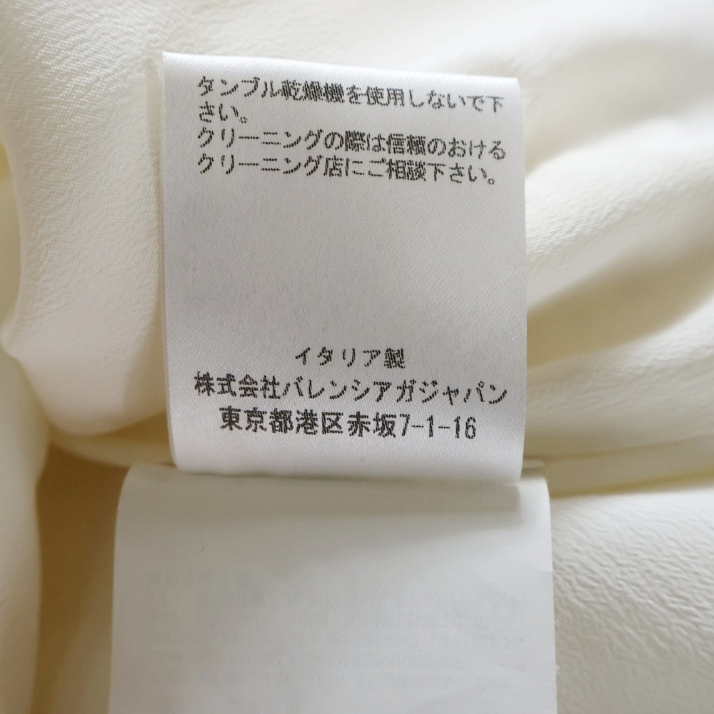 BALENCIAGA(バレンシアガ) トップス アイボリー シルク #34 426486