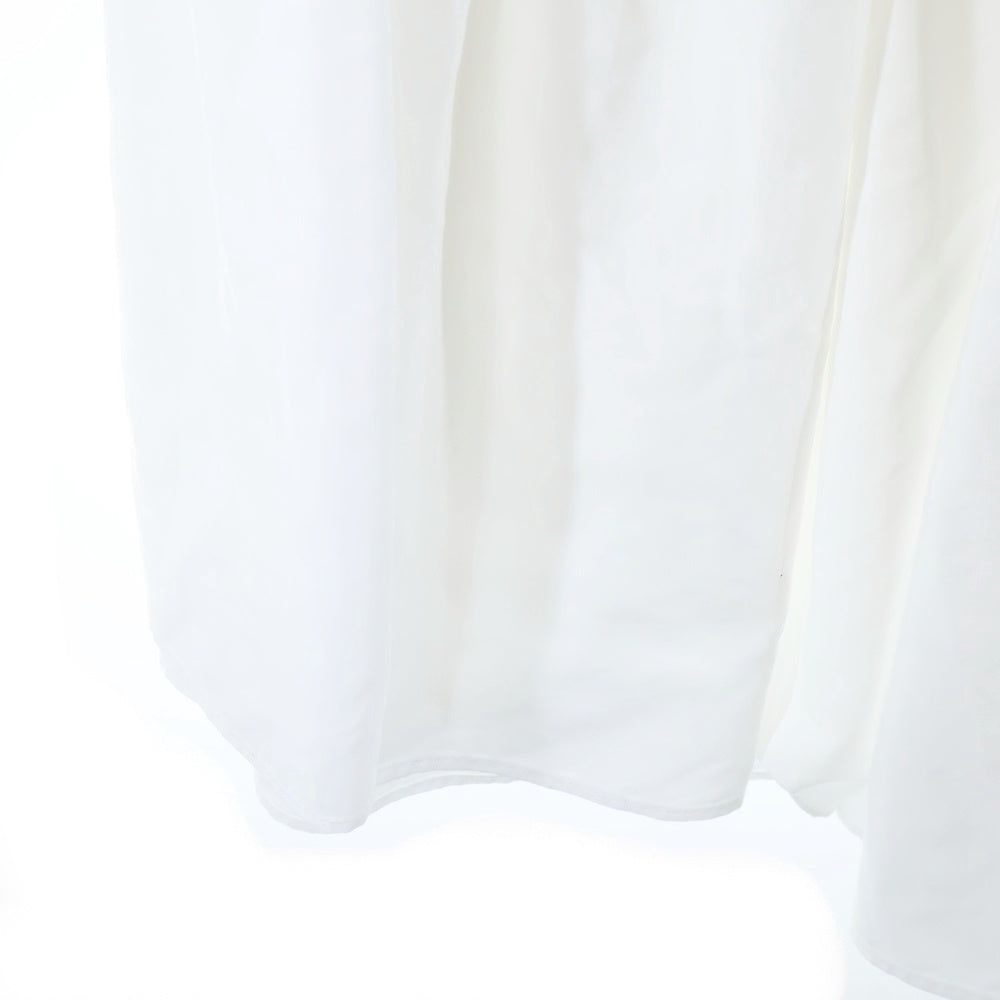 CECILIE BAHNSEN(セリシーバンセン) フリル半袖ワンピース ホワイト レディース