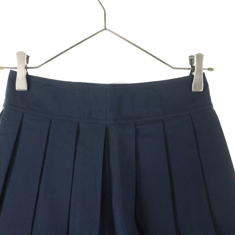 THOM BROWNE(トムブラウン) Striped Pleated Mini Skirt トリコロールプリーツミニスカート ネイビー FJK071A-07651