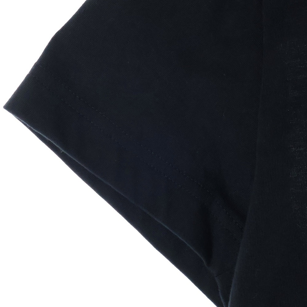 Sacai(サカイ) 22SS シアー切り替え クルーネック 半袖Tシャツ カットソー ブラック レディース 22-05946