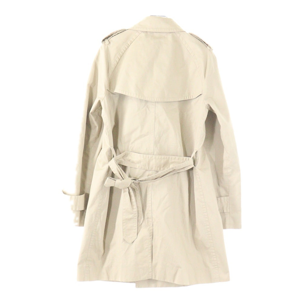 COACH(コーチ) 裏地シグネチャー総柄プリント ダブルブレスト トレンチ コート ベージュ レディース F85626